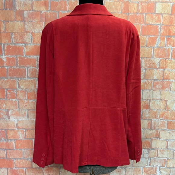 Denim & Co Soft Chamois Blazer - Picture 5 of 12